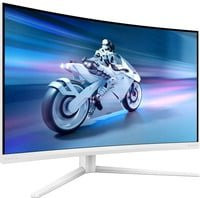 Philips Evnia 32M2C5501 Gaming-Monitor mit 32 Zoll Curved VA Display, QHD, 180Hz, Ambiglow, Weiß - Bild 2