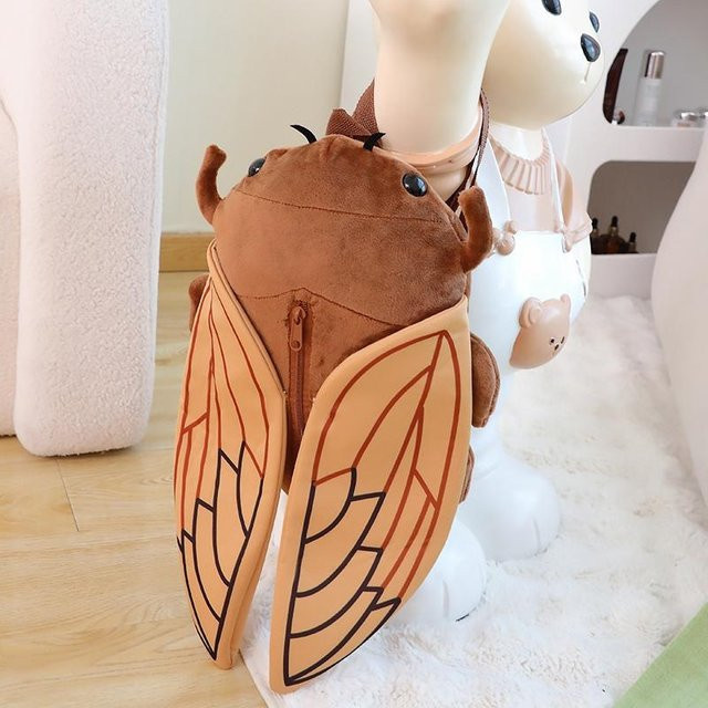 Yiran Health & Beauty Zikaden Plüsch Rucksäcke, Tiere, 45cm - Bild 1