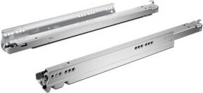 Hettich AT YOU Schubladenauszug EB21 Set aus Stahl in Silber, Tragkraft: 10 kg, Länge: 350 mm - Bild 1