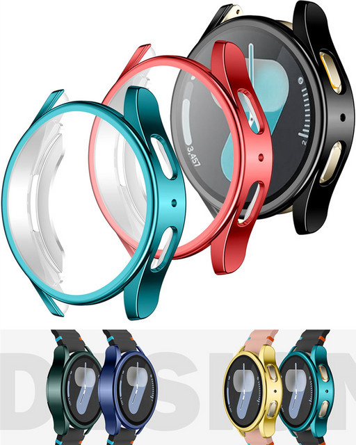 TPU-Hülle für Samsung Galaxy Watch 4, 5, 6, 7, Silikon, transparent, Unisex - Bild 1