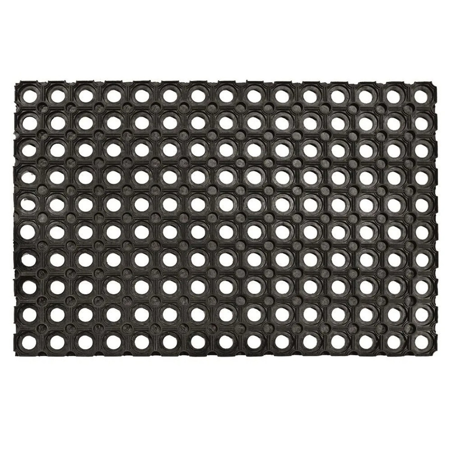 Lex Schmutzfangmatte Rusty in Schwarz, wetterfeste und rutschfeste Fußmatte aus Gummi, B/T: 60 x 40 cm - Bild 2
