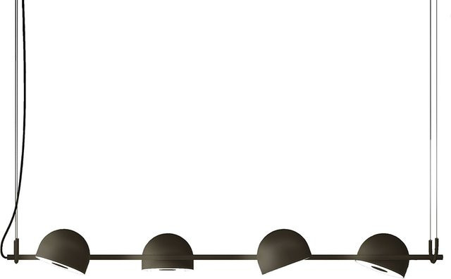 B.Lux Bowee SH4 LED-Pendelleuchte in Bronze und Beige mit warmweißem Licht (2700K) und Casambi Bluetooth-Steuerung - Bild 1