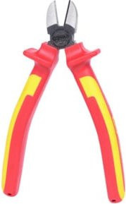 KS Tools ERGOTORQUE VDE Diagonal-Seitenschneider aus Stahl in Rot, Länge: 160 mm - Bild 1