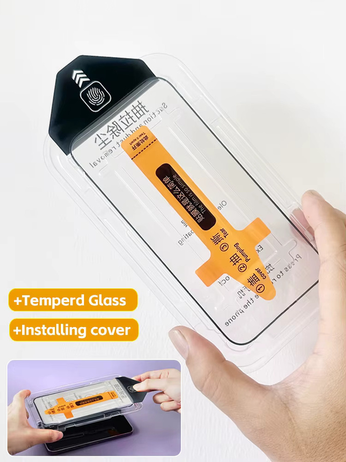 2 Stück Displayschutzfolie für Xiaomi Redmi Turbo 4 Pro und Redmi Turbo 4, transparente gehärtete Glasfolie mit staubfreier Glaskabine - Bild 5