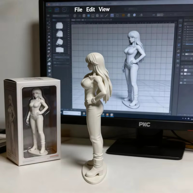 CELEBON Anime-Figur Pure Desire Desktop-Ornament in Weiß - Bild 4