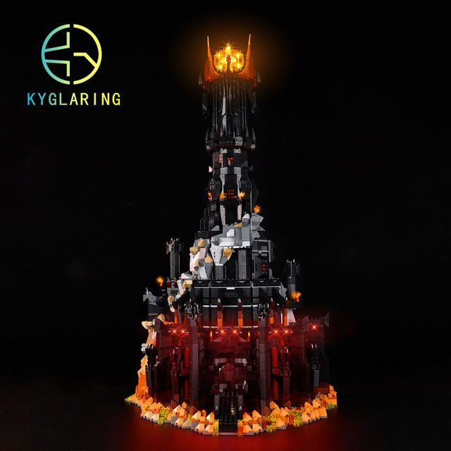 Kyglaring LED-Kit für 10333 Der Herr der Ringe Barad-dûr Beleuchtungsset - Bild 1