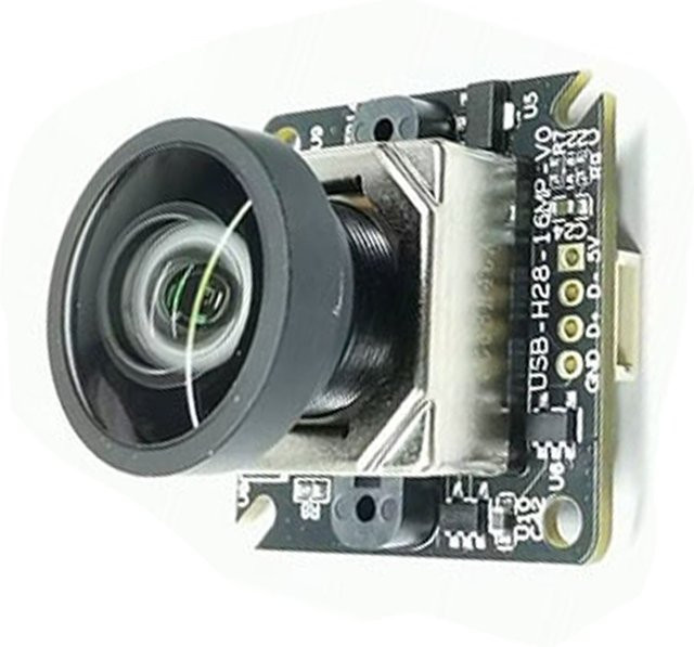 IMX298 AF USB-Kameramodul mit 16 MP HD-Auflösung, Autofokus und M12-Objektiv, USB-C Schnittstelle, Schwarz - Bild 1