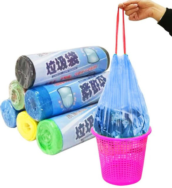 Multiuse Home Living Müllbeutel mit Kordelzug in Blau, 15 Stück, B: 40 cm, H: 50 cm - Bild 1