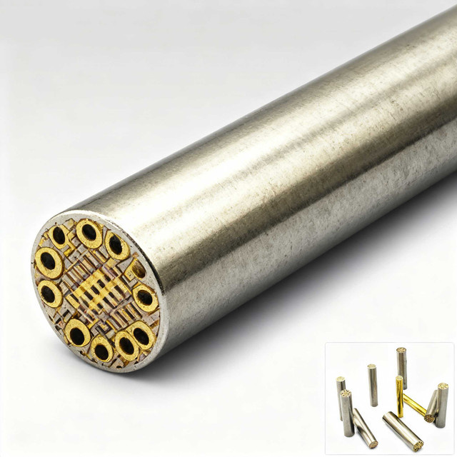 Swayboo Mosaik Pin Nieten für Messergriffe aus Messing und Stahl, Länge: 30 mm - Bild 1