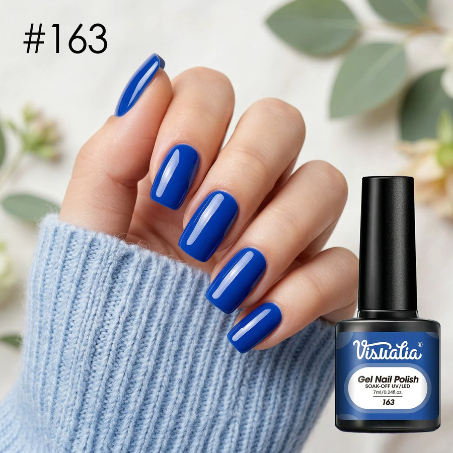 Visuatia Instant Nail Polish Gel, blau - Bild 2