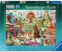 Ravensburger Puzzle Sweet Street mit 1000 Teilen und Süßigkeiten-Motiv - Bild 1