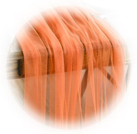 Dekorativer Tüll Tischläufer von wanhuachuang in Orange für Hochzeit, Party und Geburtstag - Bild 1