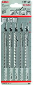 Bosch Stichsägeblatt T 344 DF Speed für Hartholz, 5er-Pack, Silber - Bild 2