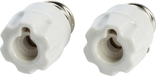 Siemens Schraubkappe D02/E18 aus Keramik in Weiß, 2 Stück - Bild 1