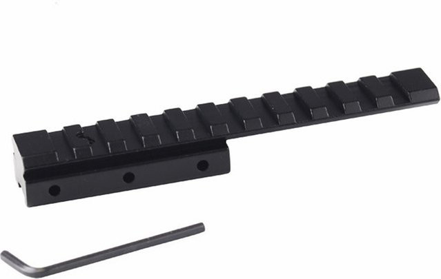 Otipcs Extension Rail Mount Rail Adapter, Basis 11 mm auf 20/21 mm, 11 Slots, Picatinny Halterung - Bild 1