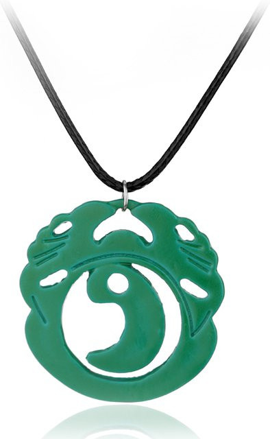 TAKARA TOMY Anhänger-Halskette, Grün, Unisex - Bild 1