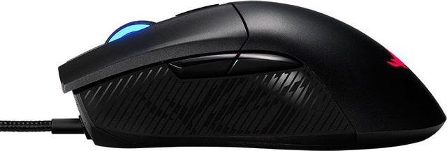 Asus ROG Gladius II Core Gaming-Maus, Optisch, Schwarz, 6200 dpi, USB - Bild 2