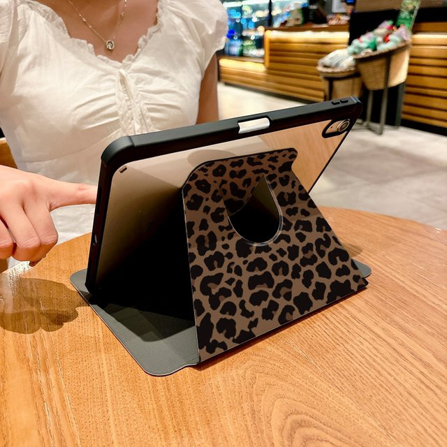 Leopardenhülle für Apple iPad Pro 10/11 Zoll und iPad Air 3/4/5 Generation in Braun oder Rosa - Bild 1