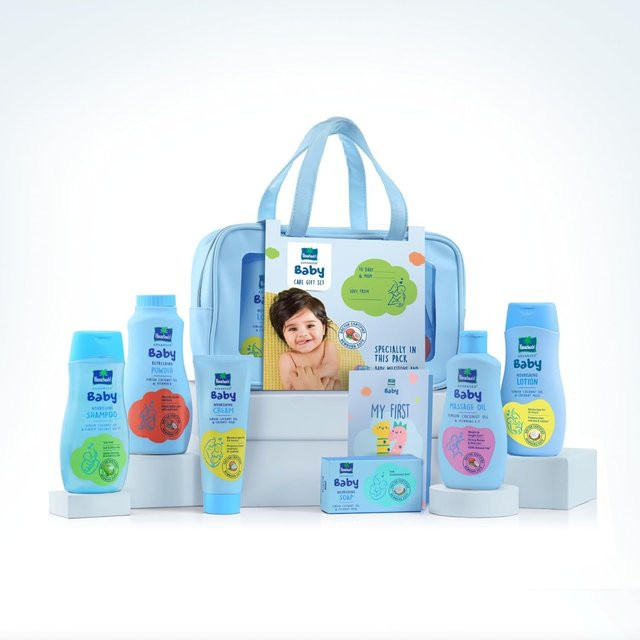 Parachute Baby Geschenkpaket mit Lotion, Öl, Shampoo, Creme & Puder - Bild 1