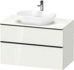 Duravit Waschtischunterschrank D-Neo Wandhängend in Weiß Hochglanz, B/T/H: 100 x 55 x 66,4 cm - Bild 1
