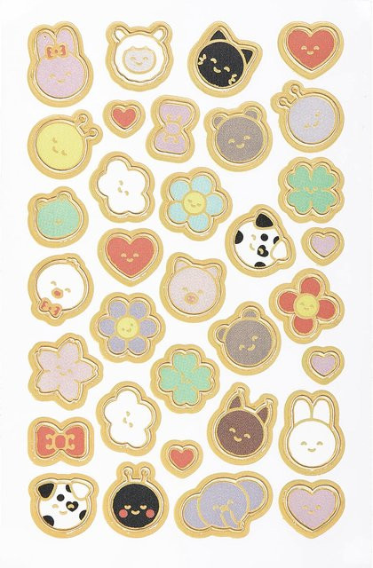 Rico Design Paper Poetry Mini-Foliensticker Chingu Multicolor B: 6,0 cm, H: 30,0 cm - Bild 1