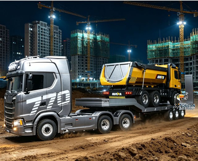 TOUCAN RC HOBBY 770S RC Traktor-LKW, 1:18, ferngesteuert, mit Beleuchtung - Bild 1
