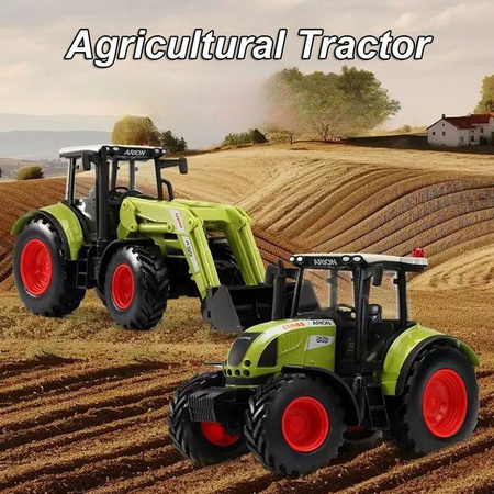 MAKEDA Landwirtschaft Traktor, Modell Spielzeug, 1:32, Metall, Gummi