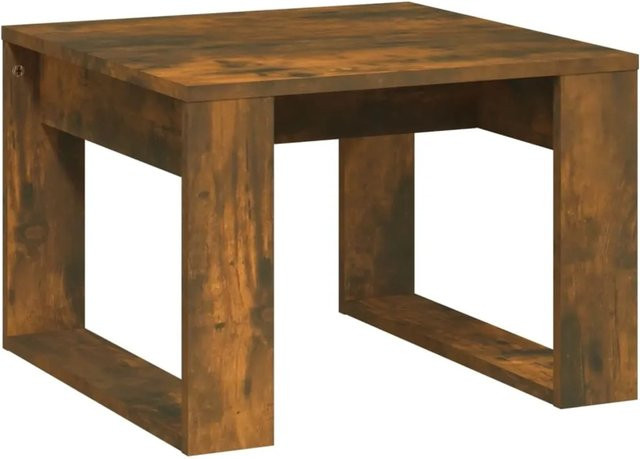 vidaXL Beistelltisch in Räuchereiche, modern, B/T/H: 50 x 50 x 35 cm - Bild 1