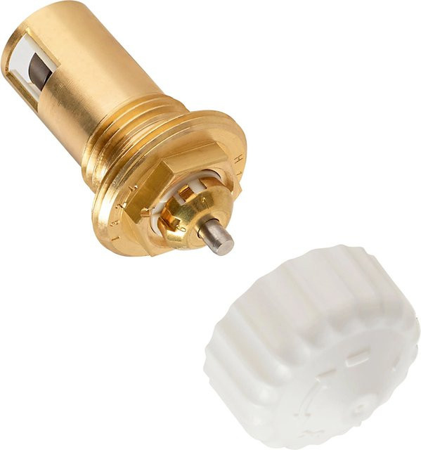 Heimeier Thermostatoberteil 4324 in Gold und Multicolour, einstellbar mit Schraubbefestigung - Bild 1