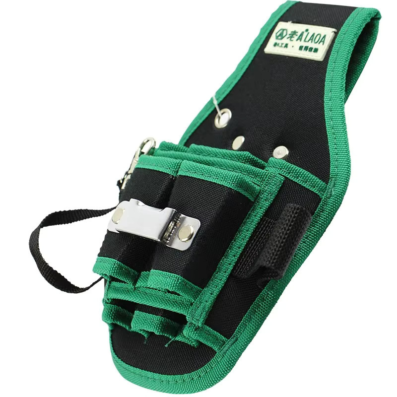 LAOA Multifunktions Elektriker Werkzeugtasche aus wasserdichtem 600D Material in Grün, B/T/H: 25,0 x 11,5 x 7,5 cm - Bild 2