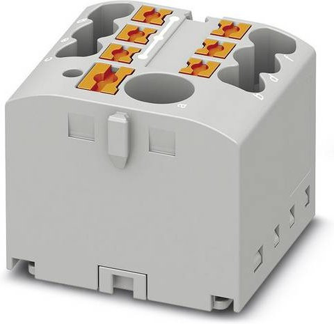 Phoenix Contact 3273460 Verteilerblock Zugfeder Grau 10 Stück B: 2,82 cm, T: 2,12 cm, H: 2,52 cm - Bild 1