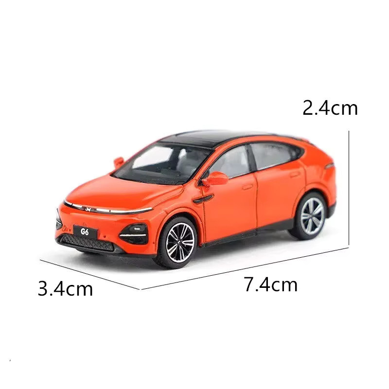 WELLY XPENG G6 Coupé SUV, Elektro-Sportwagen Modell, 1:64, Metall, Grau - Bild 3