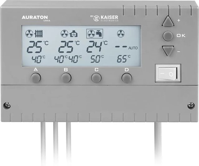 Kaiser Electronics Pumpensteuerung Ursa Multifunktional für Zirkulationspumpen 230V in Grau mit Display und Wandhalterung, B/T/H: 110,0 x 90,0 x 0,0 cm - Bild 1