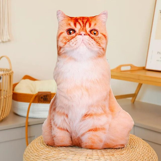 Kidsly Katzen Plüschtier, Orange, 48cm - Bild 1