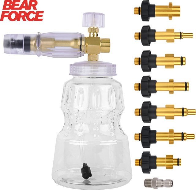 Transparente Schneeschaumlanze von BEAR FORCE für Karcher, Bosch, Interskol, Huter, Nilfisk, Stihl, Elitech, Dawoo, Champion, Sterwins und Lavor - Bild 1