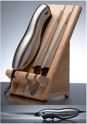 Home Culture Elektromesser aus Edelstahl in Silber - Bild 1