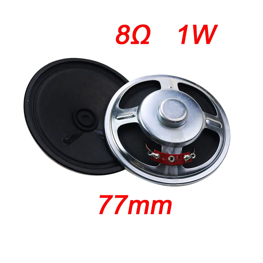 JCD Mini-Lautsprecher Set, 2 Stück, ultra dünn, 8 Ohm, 1 Watt, Durchmesser: 30 mm bis 77 mm - Bild 3