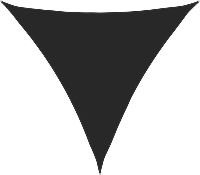 vidaXL Sonnensegel aus Oxford-Gewebe Dreieckig Schwarz B/T/H: 300 x 300 x 300 cm - Bild 1