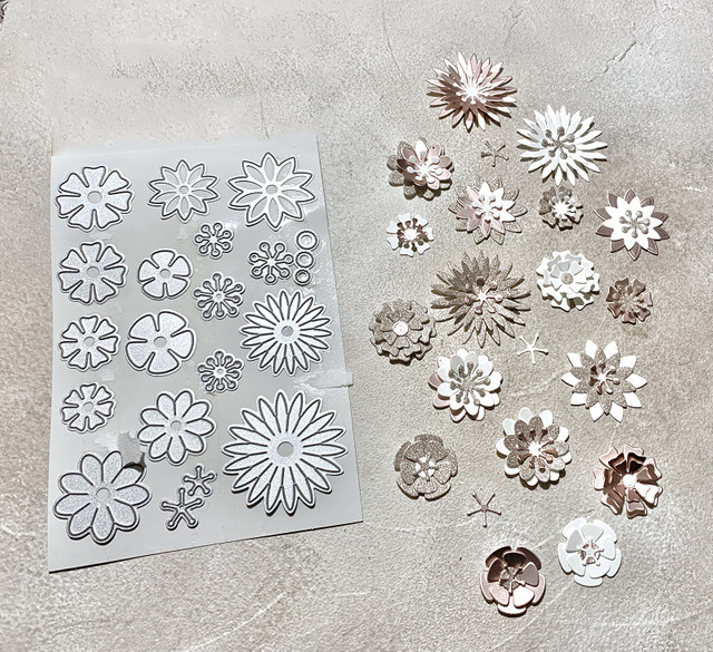 Piggy Craft Metall-Stanzformen in Silber für Scrapbook und Papierhandwerk - Bild 1