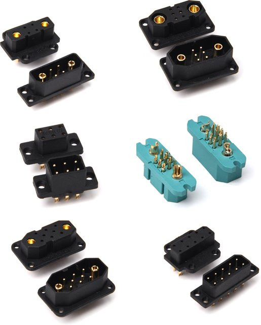 Readytosky 5 Paar MPX Steckverbinder Stecker-Buchse-Adapter in Schwarz für Elektrofahrzeug RC-Batterien und Servo-Balance-Cars - Bild 1