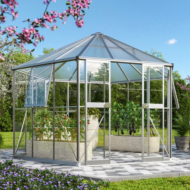 Vitavia Gewächshaus Galaxis 9000 aus Aluminium - Bild 1