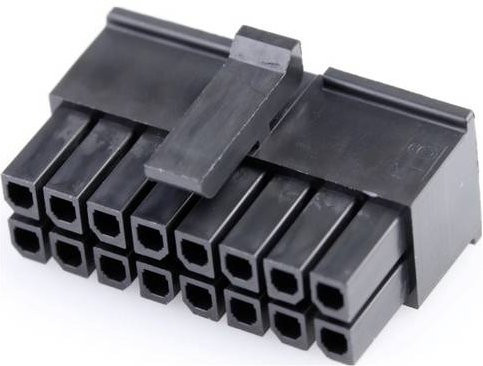 Molex Buchsengehäuse-Kabel 43025-1610 in Schwarz aus Kunststoff - Bild 1