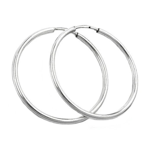 SIGO Creolen 925 Silber, 25 mm, Unisex - Bild 1