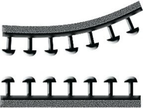 3M Dual Lock Klettband SJ 457D zum Aufkleben, Transluzent, Länge: 500 cm, Breite: 2,5 cm - Bild 2
