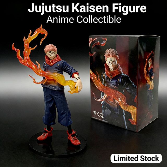 Bandai Anime Jujutsu Kaisen Actionfigur Ryomen Sukuna und Itadori Yuji aus PVC, Multicolor, Höhe: 16 cm - Bild 1