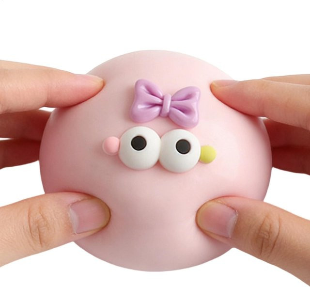 BC Pet Supplies Knödel Squishy Stressball, rosa - Bild 1
