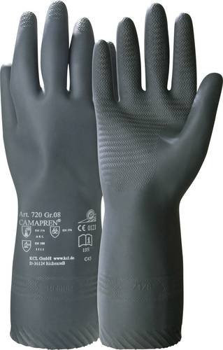 KCL 720-10 Camapren Chloropren Chemikalienhandschuhe in Grau, Größe XL, EN 388 und EN 511, 1 Paar - Bild 1