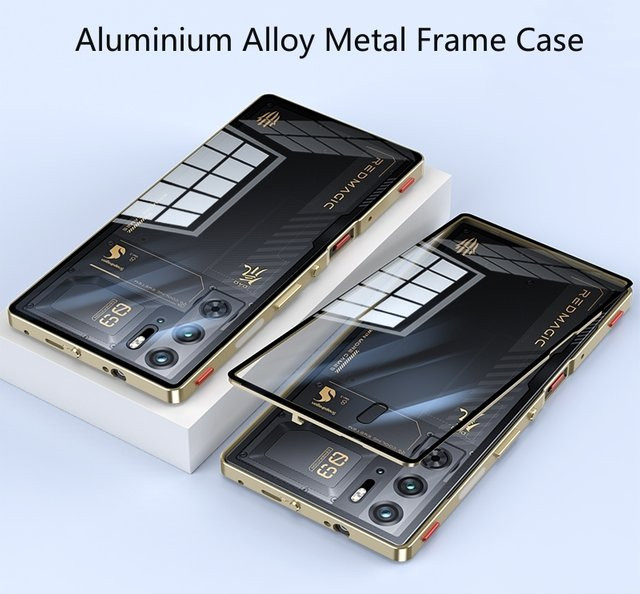 Transparentes Handycase aus Acryl und Aluminiumlegierung für Nubia Red Magic 9 S Pro und RedMagic 9 Pro Plus - Bild 1