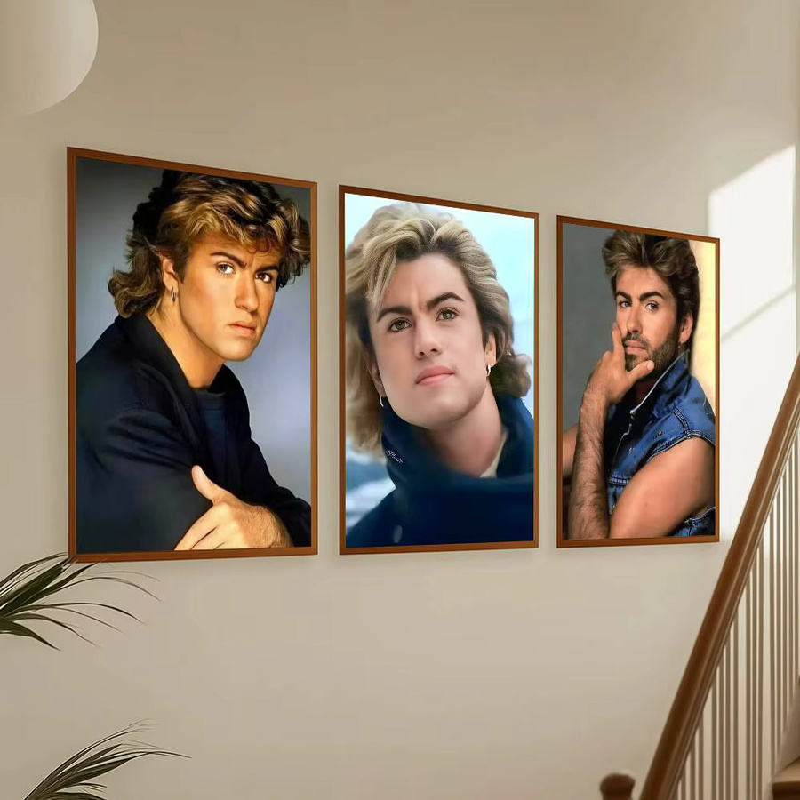 Wasserdichter Wandaufkleber George Michael Poster in Multicolour für deine Heimdekoration - Bild 3