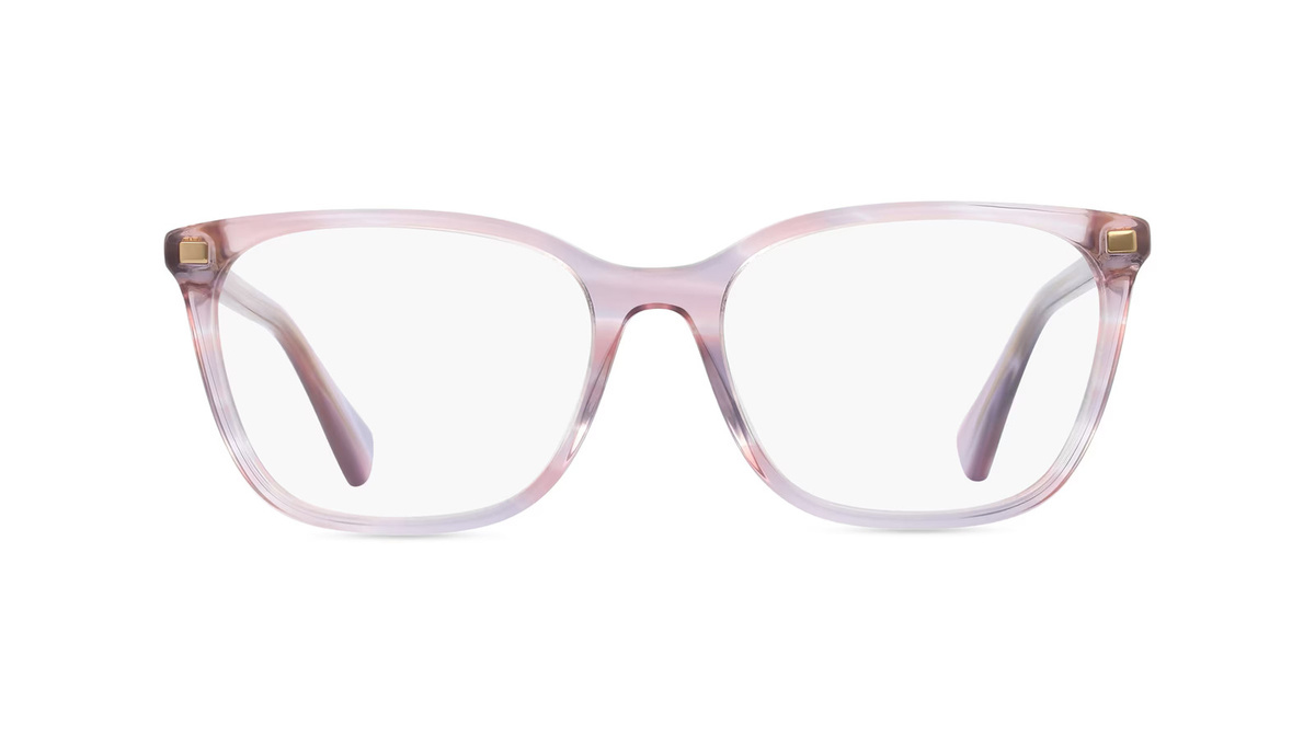 Ralph Lauren Brille, Vollrand, Quadratisch, Acetat-Gestell, pink, Damen - Bild 1